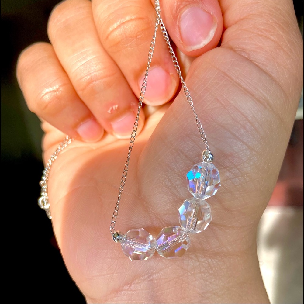 Swarovski crystal necklace,CarrieBradshaw … - Picture 9 of 13